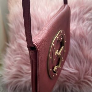 Authentic Gucci black monogram canvas shoulder bag